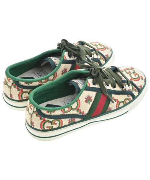 GUCCI Sneakers BeigexGreenxRedetc.(Patterned) EU36(Approx. 22.5cm) 2200693588061