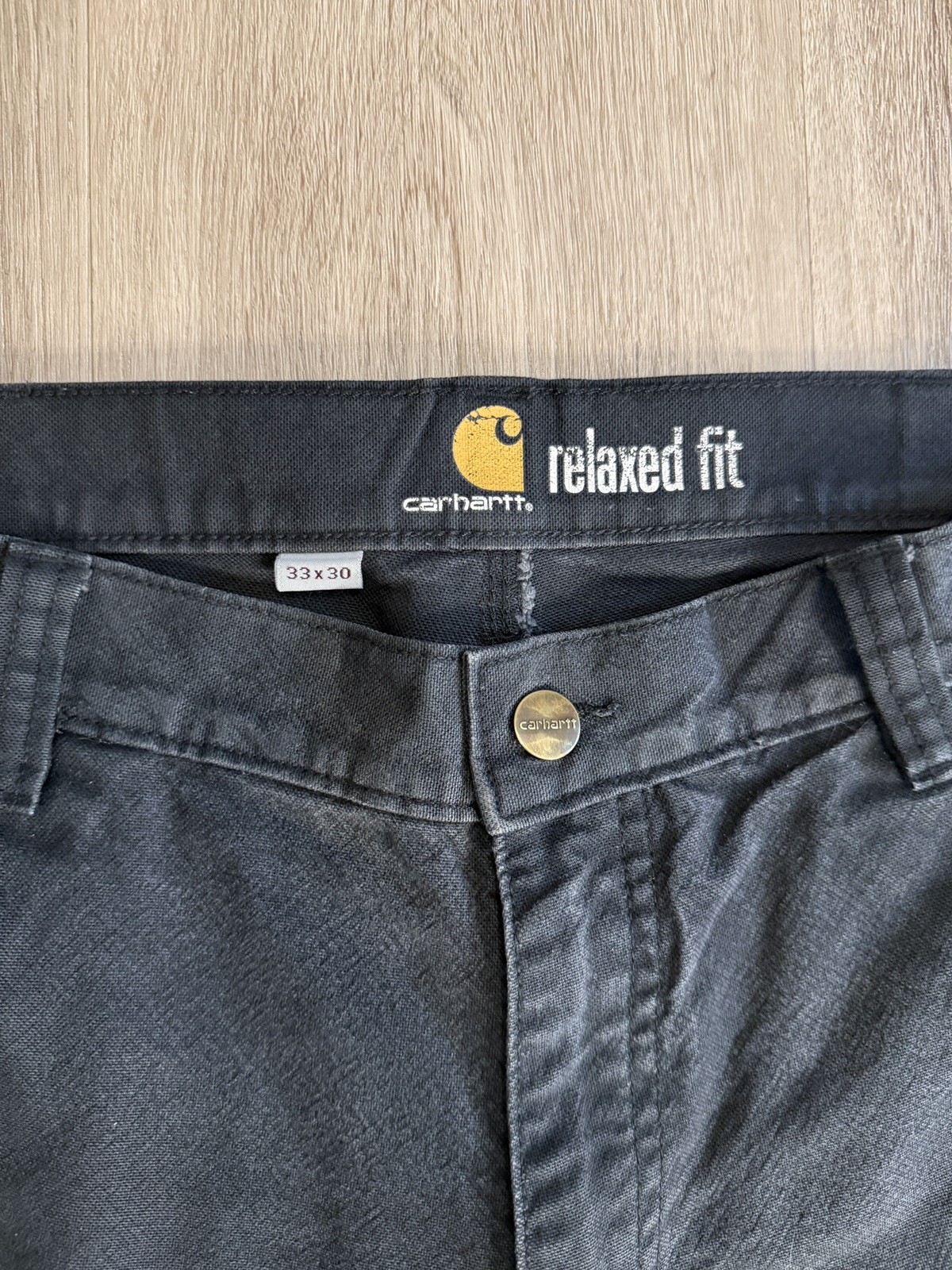 Carhartt Men’s Black Double Knee Relaxed Fit Workwear Pants 32×30*FREE SHIPPING