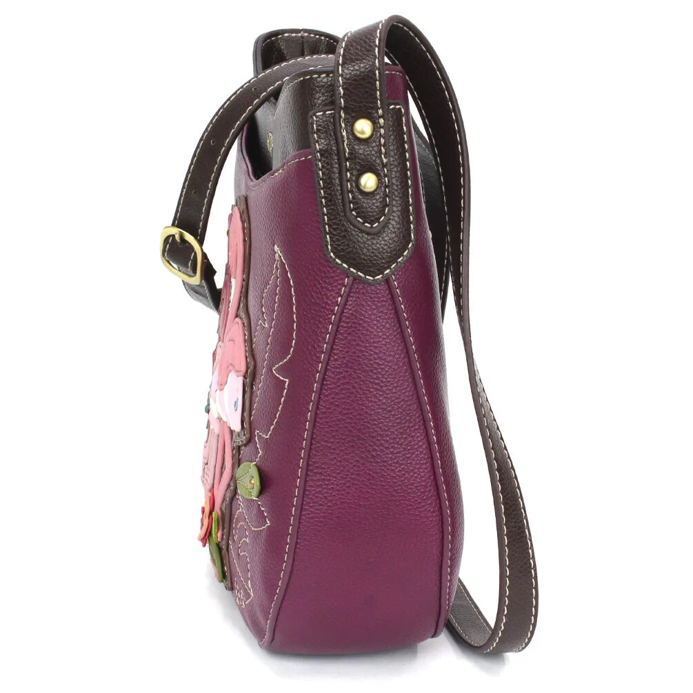 Chala FLAMINGO GROUP Crescent Crossbody (Purple) NWT