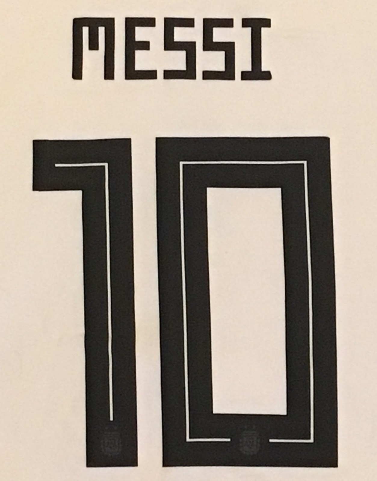 Men’s Gildan Heavy Blend Messi Hoodie White Extra Large