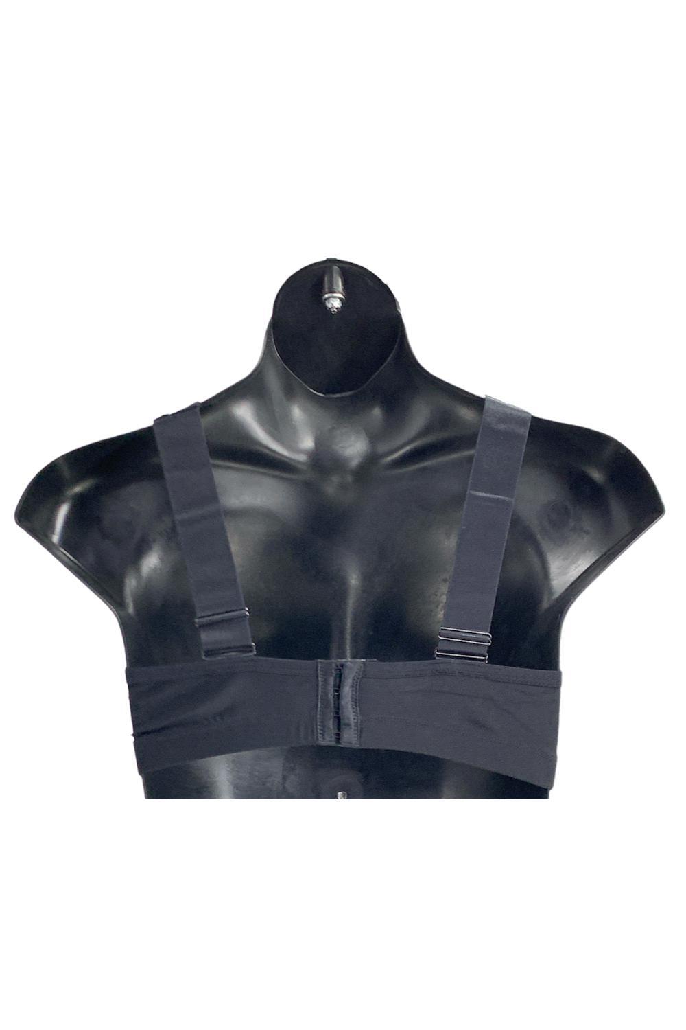 Breezies Micro Soft Cup Two Tone Bralette Black/Black