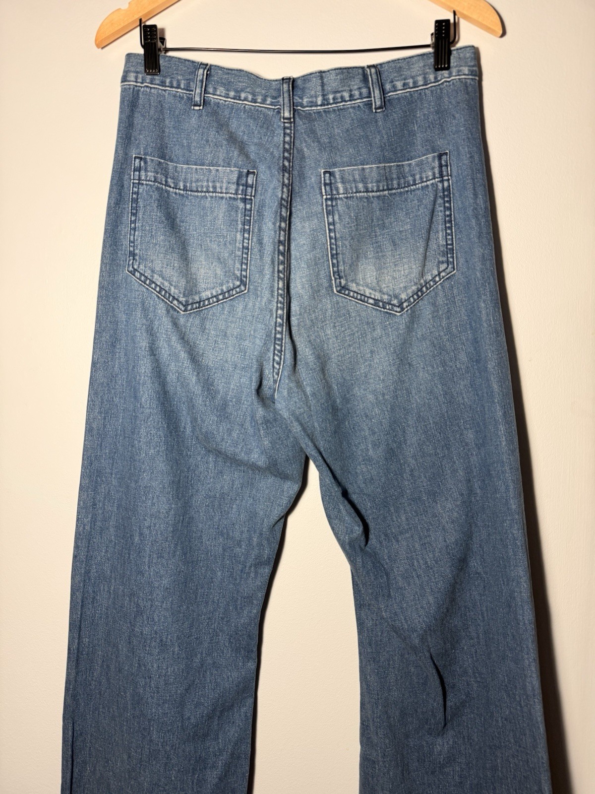 THE GREAT. DENIM THE DOCK JEAN MARINA WASH SIZE 28