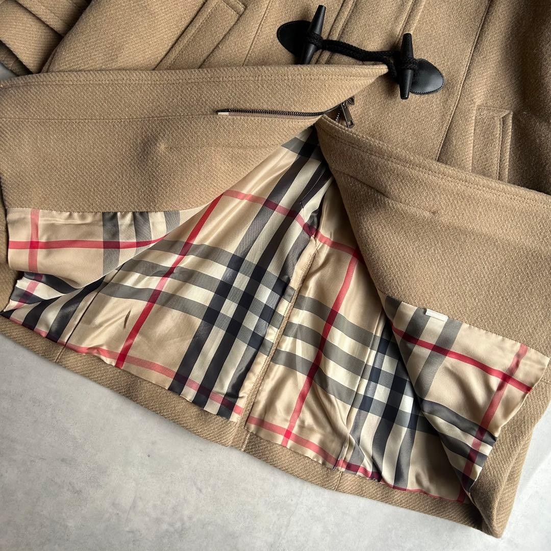Burberry London Duffle Coat Mega Check Long 2way Toggle
