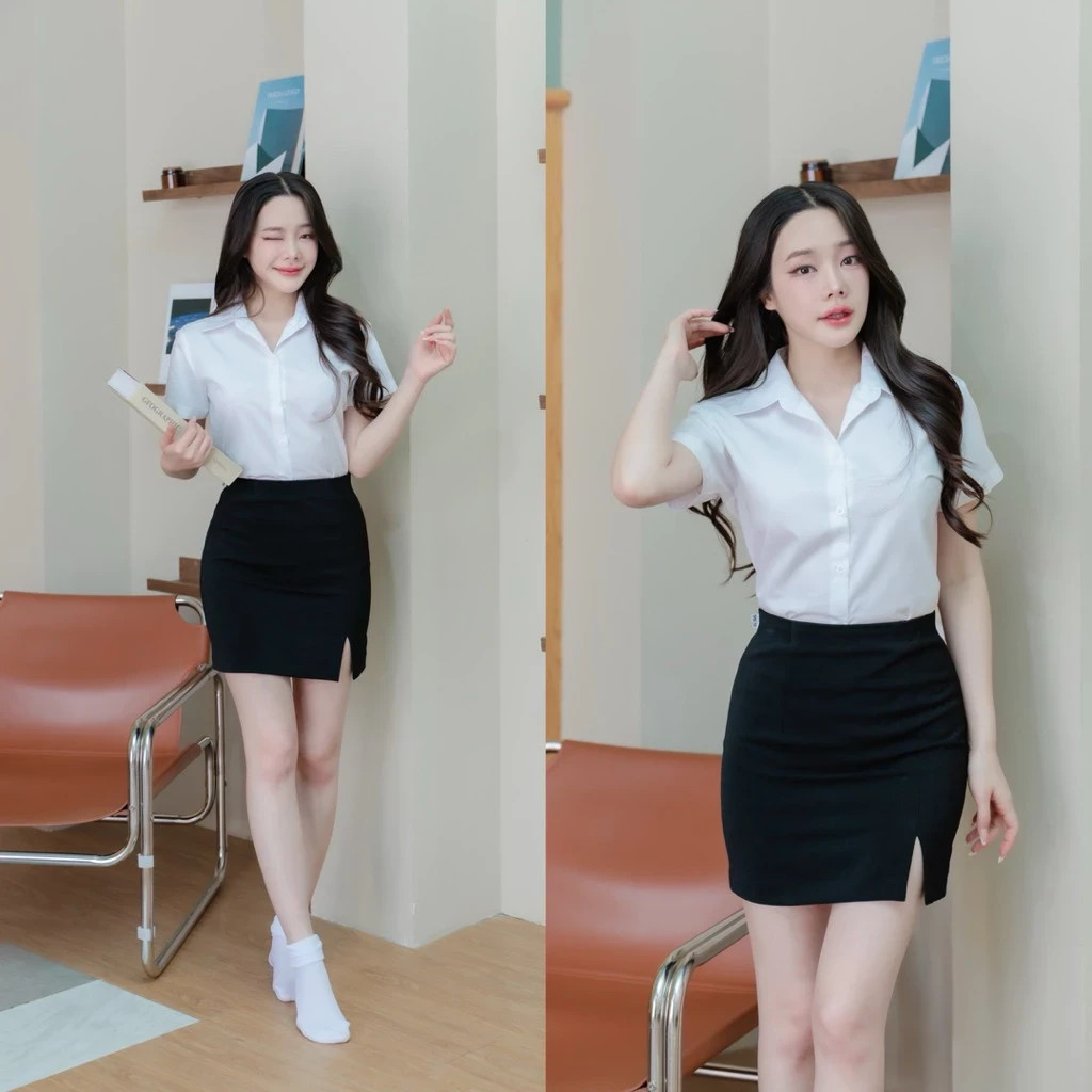 The Alluring Thai University Uniform – Elegant, Confident, with a Playful Twist