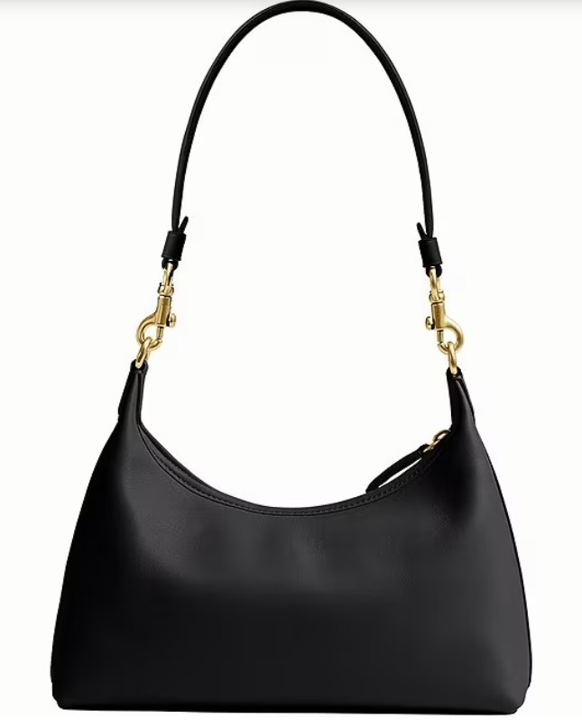 NWT COACH Juliet Shoulder Bag Crossbody Leather CW640 Gold-toned / Black