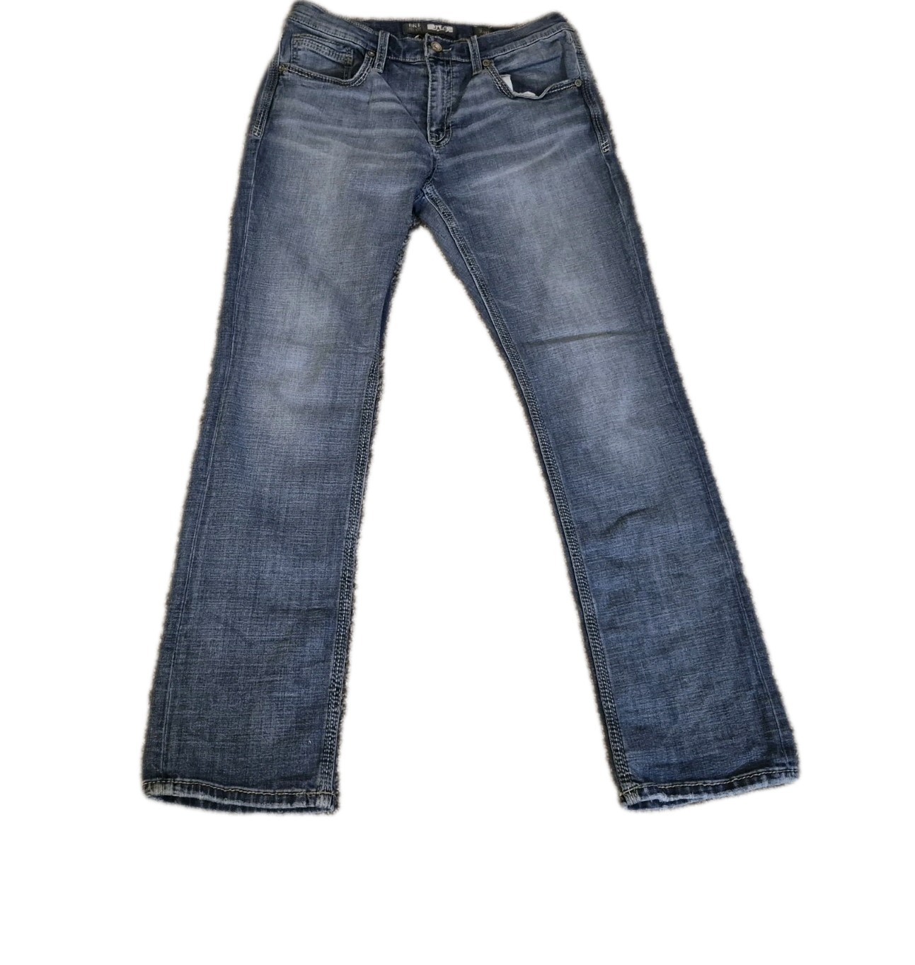 BKE Buckle Jake Straight 34RX31 Blue Jeans Fade Cowboy Western Rockabilly