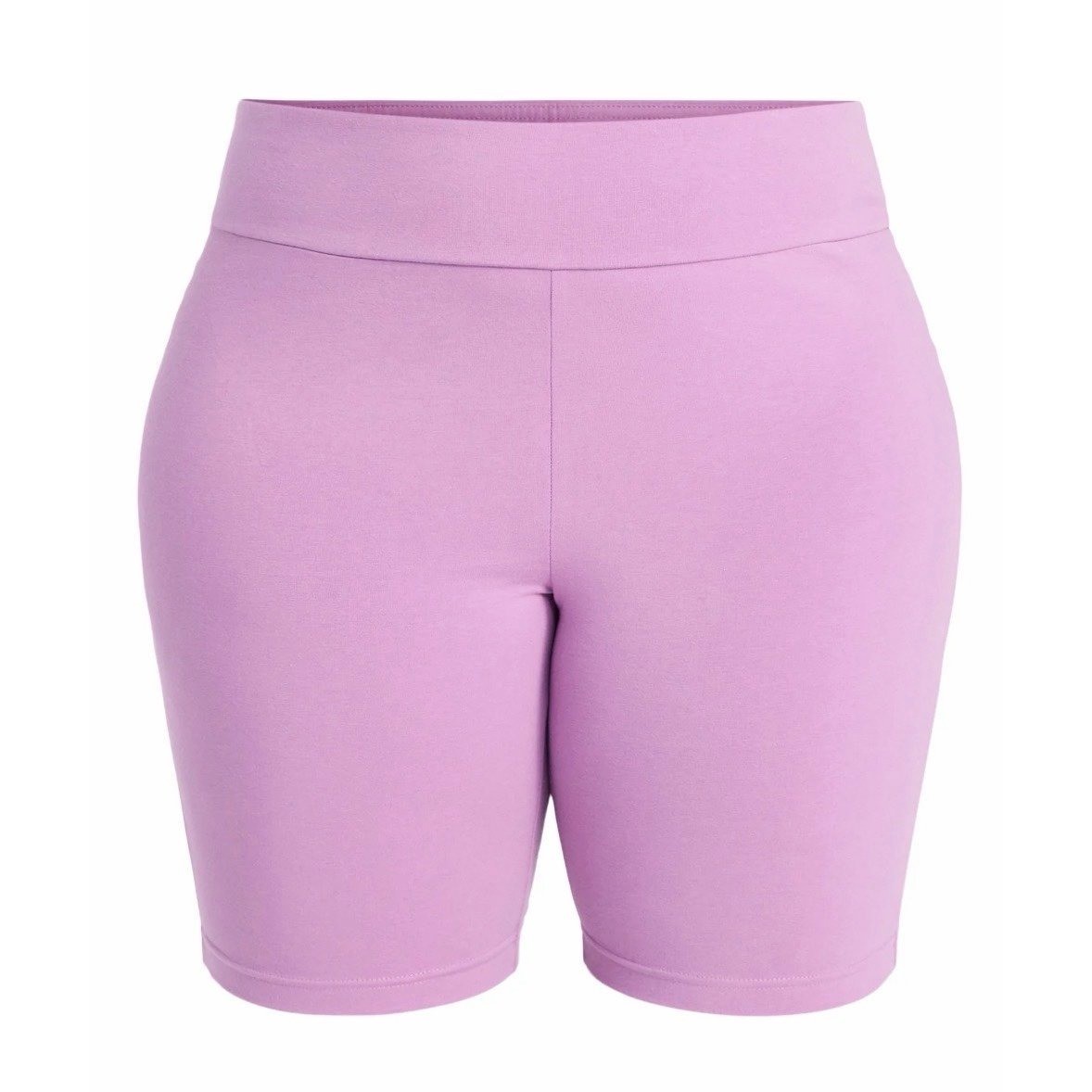 Terra & Sky Women’s Plus Size Bike Shorts, Size 1XL COTTON