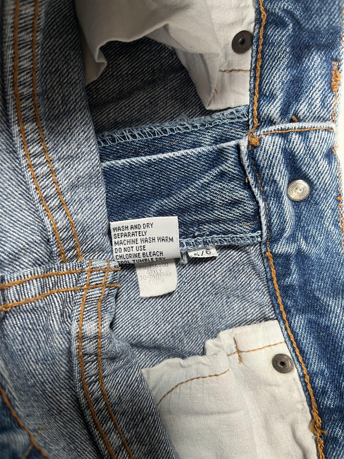 Vintage Jordache Jeans Womens 5/6 Blue High Rise Tapered Leg Classic Denim 90s