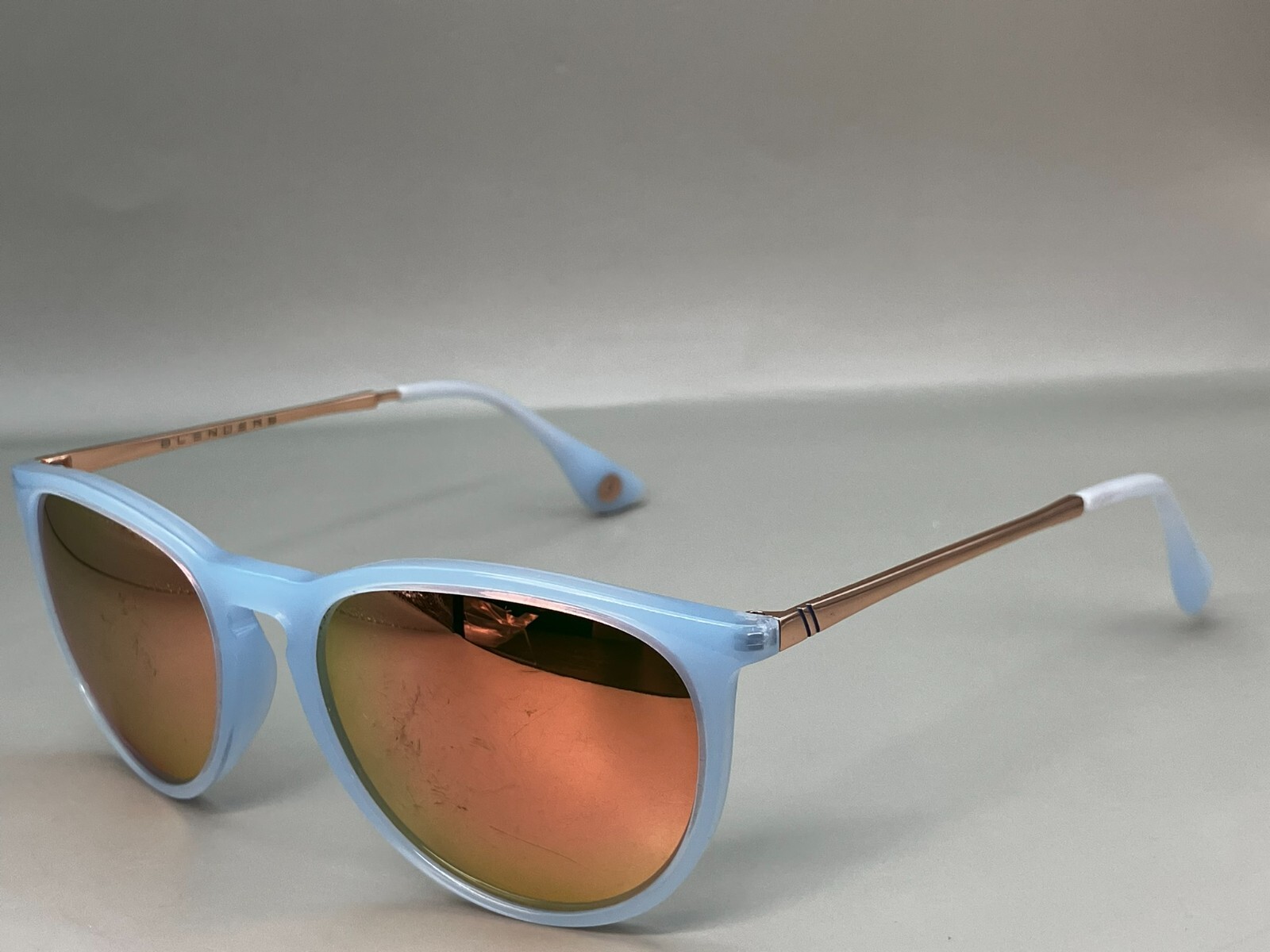 Blenders Pretty Sweet Light Blue Pantos Polarized Sunglasses FRAMES