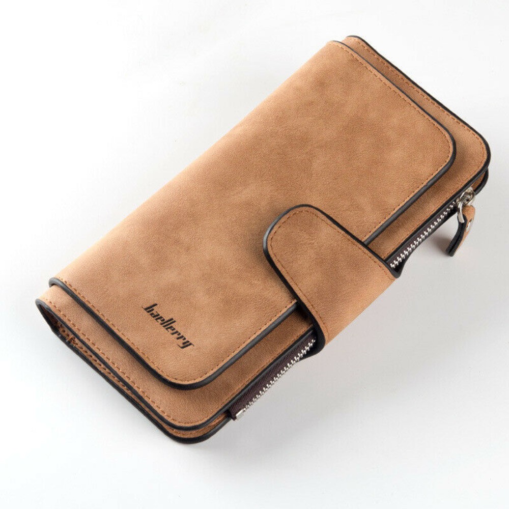 Large Capacity Women Leather Wallet Long Clutch Card Holder Purse Hasp Handbag
