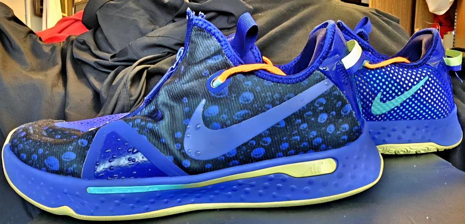 Nike PG 4 Gatorade GX Men’s Basketball Low Top Sneakers Blue/Black CD5078-500
