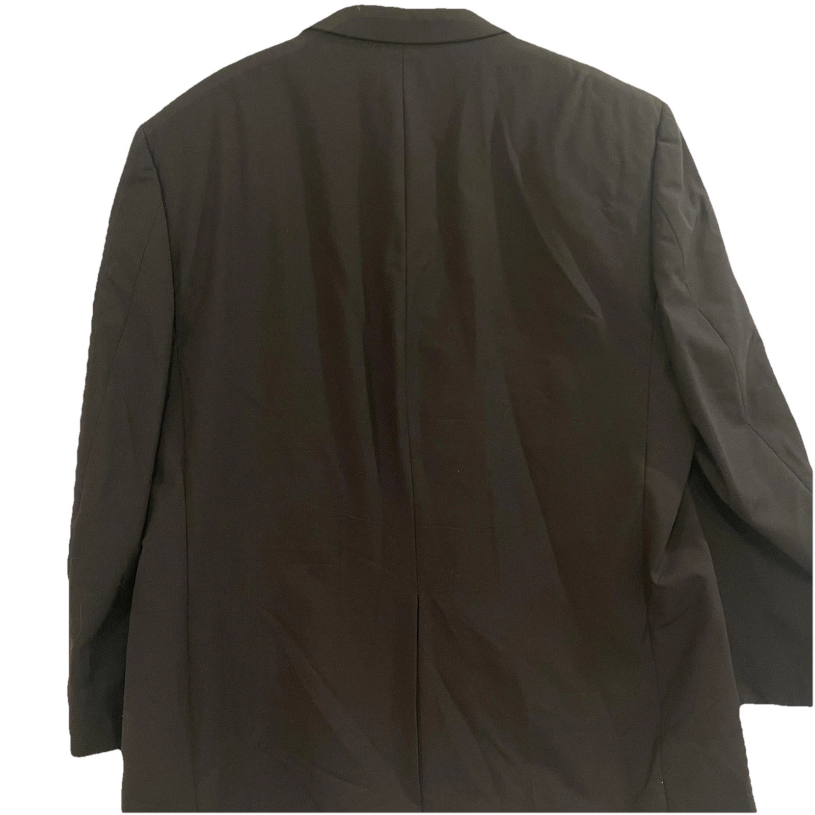 Jos. A. Bank Blazer Mens 46R Navy Wool 2-Button Gold Tone Buttons Double Vent