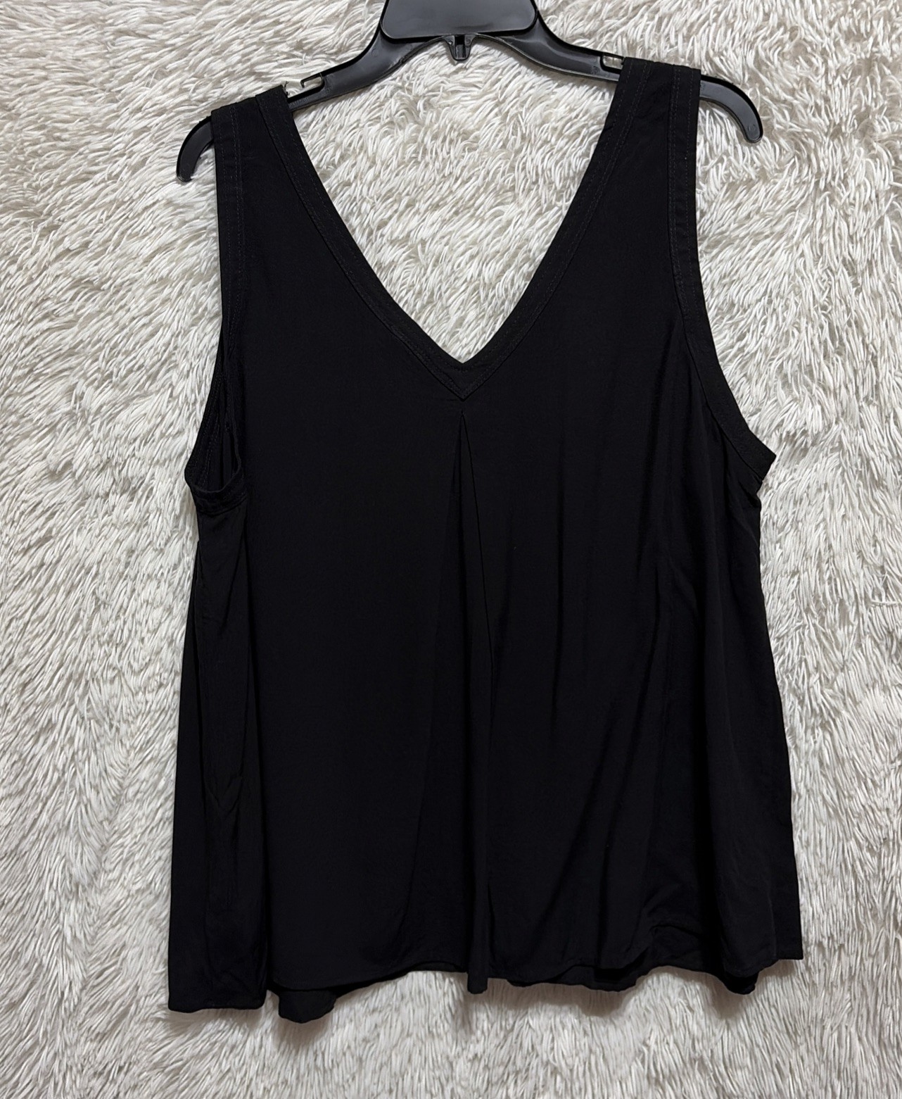 Torrid Black Rayon Challis Sleeveless Tank Top Women’s Size 1X Whimsigoth Fairy