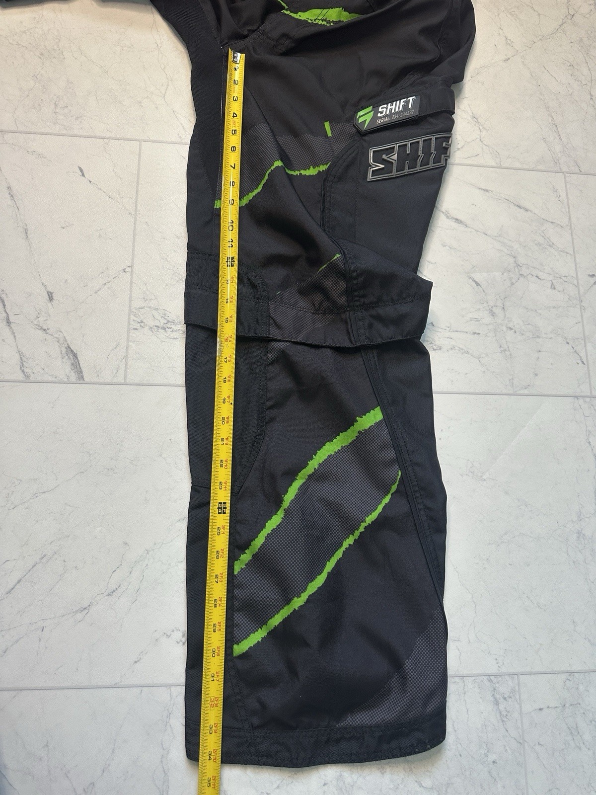 Vintage Shift Recon Freestyle Pant Mens 38 Black Cargo Moto Gorpcore Streetwear
