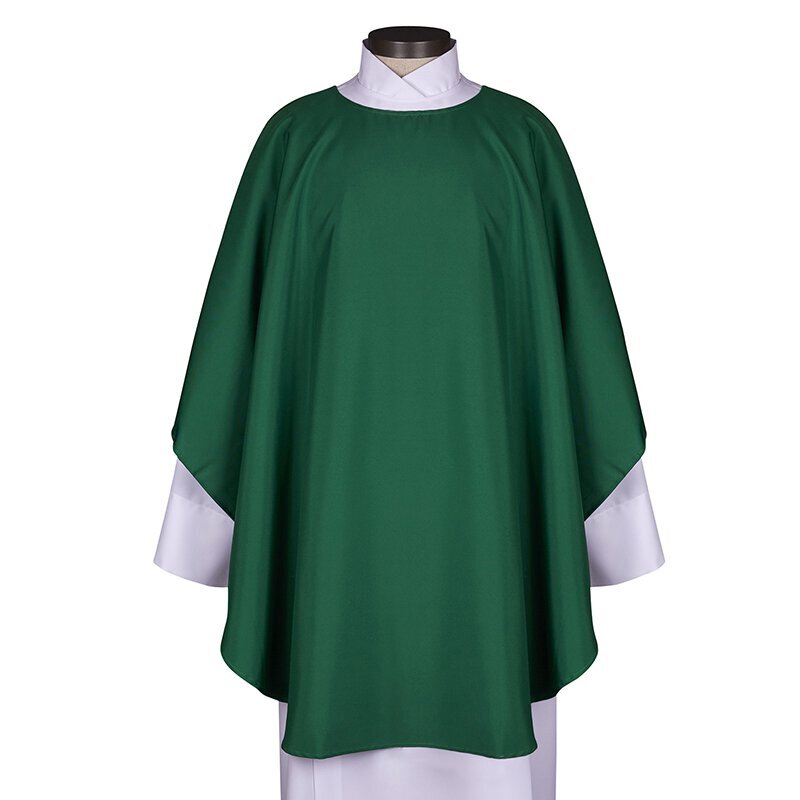Plain Everyday Use Chasuble With Stole Church Vestment Sets for Mass 47 In