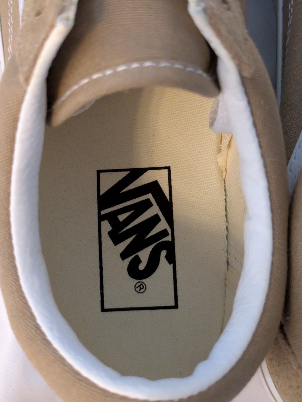 VANS Old Skool Incense Suede & Canvas Beige Sneakers w/ Rugged Rubber Toe…