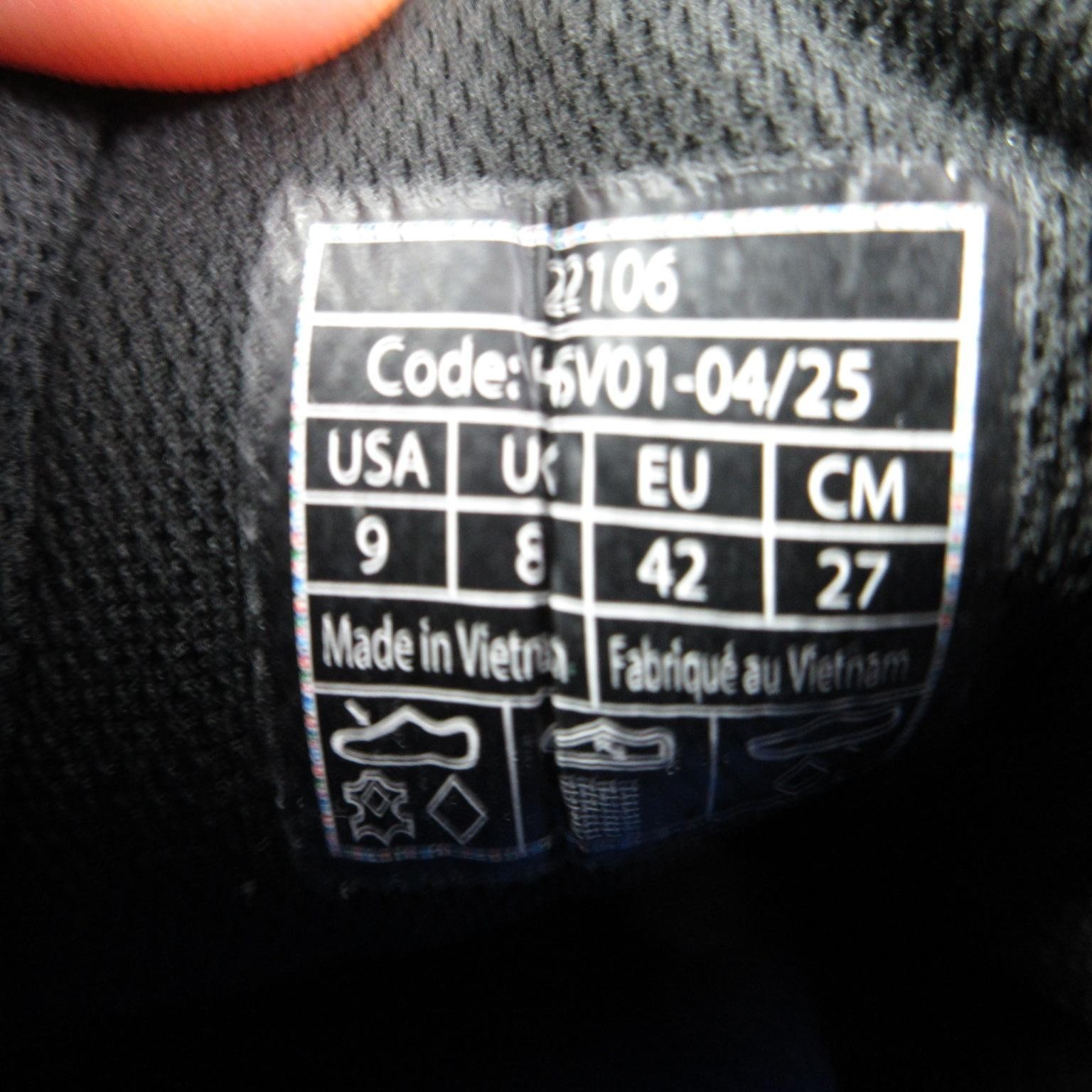 Shoes For Crews Shoes Mens Size 9 Black Slip Resistant Easy Clean 22106 NWOB