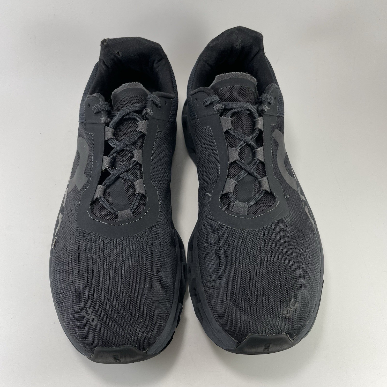On Cloud Cloudmonster 1 Mens Size 12 Triple Black Max Cushion Athletic Sneakers