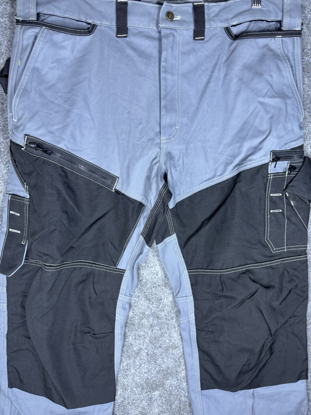 Blaklader Men Cotton Durable Work Pants with Cordura Reinforced Pockets 42×30