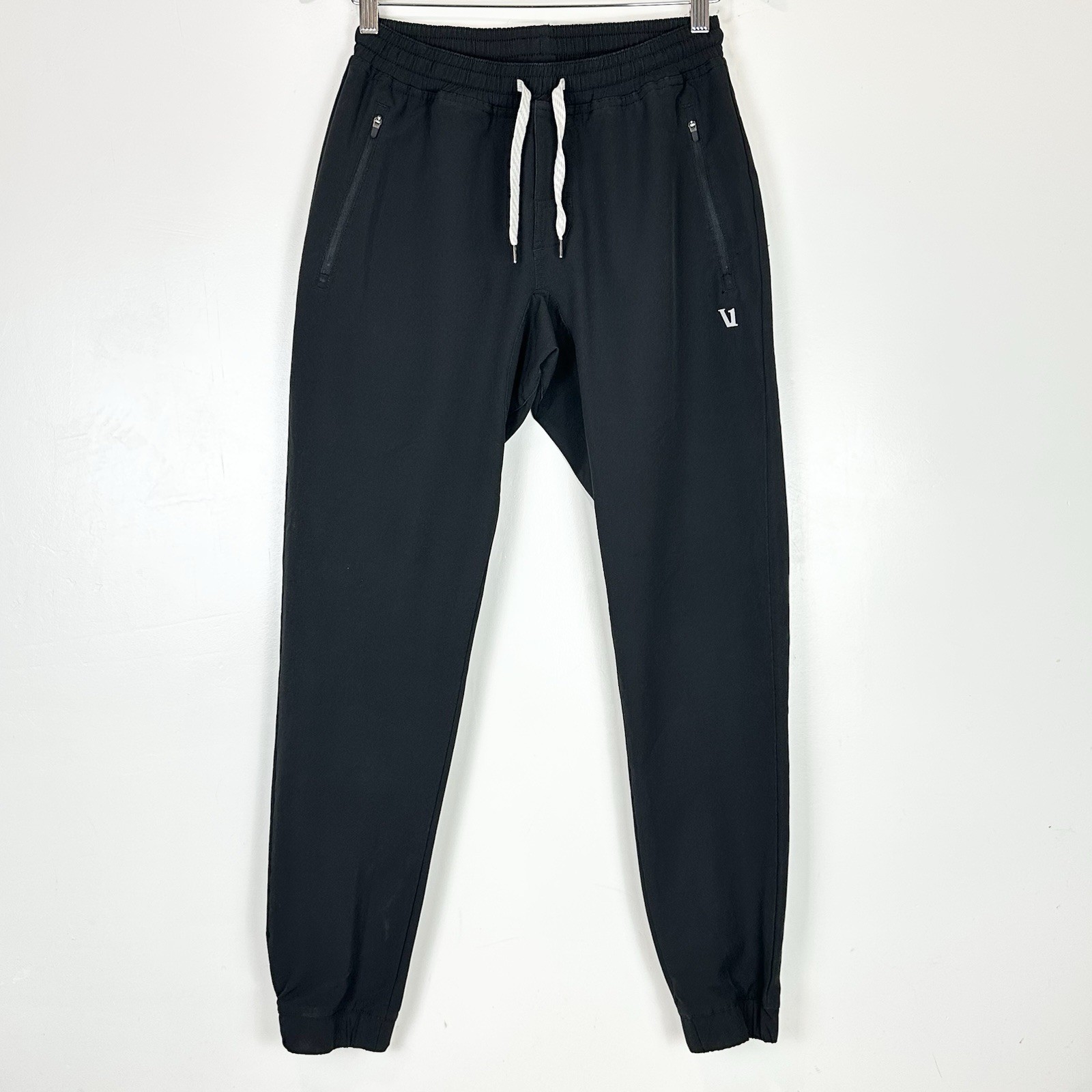 Vuori Transit Jogger 30″ Black Size S Performance Travel Pant Athleisure Minimal