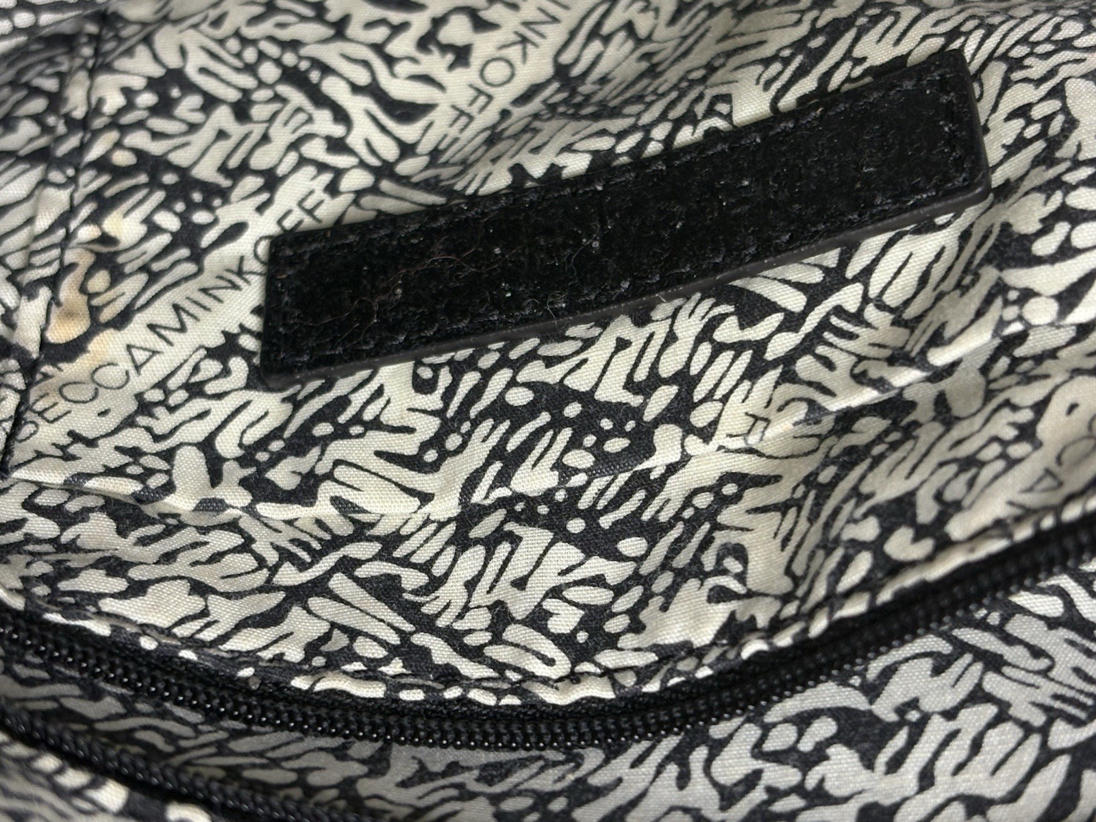 Vintage Rebecca Minkoff MAC Crossbody Shoulder Convertible Leather Bag Black