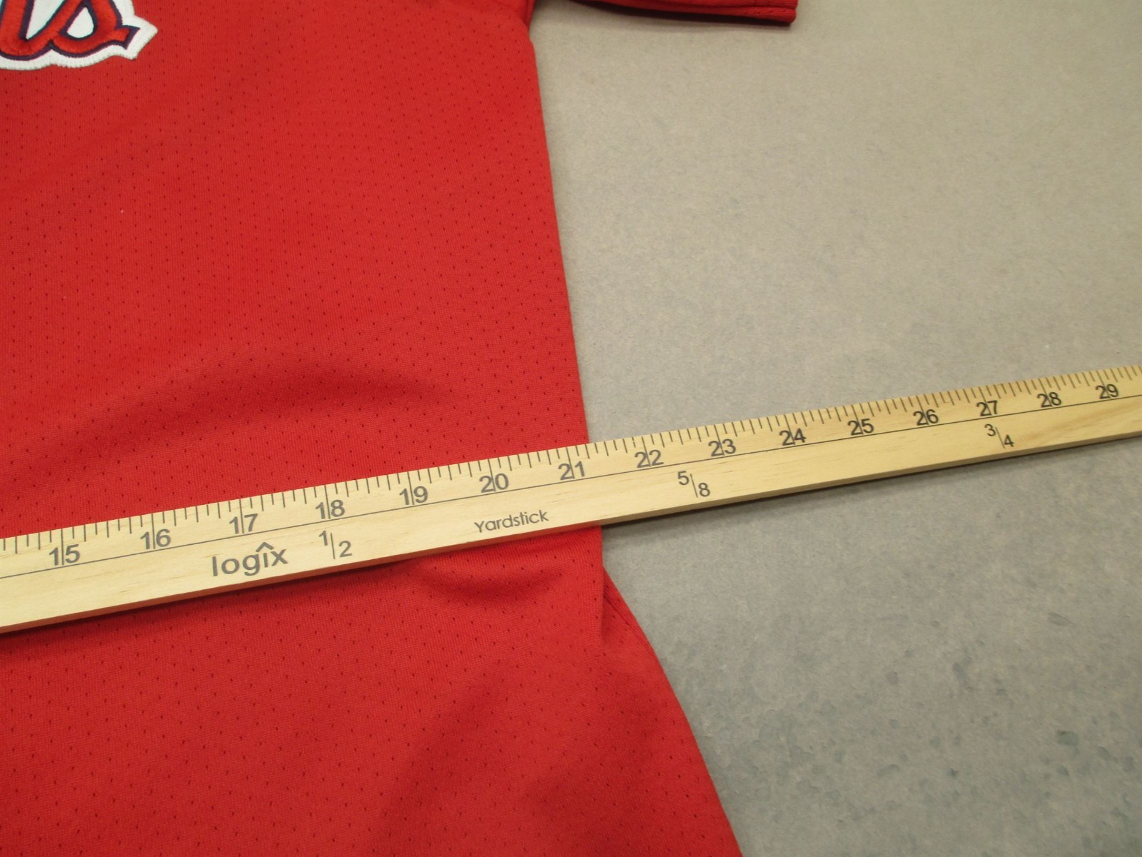 St Louis Cardinals Authentic Size L Mens Red Logo Majestic Baseball Jersey 567