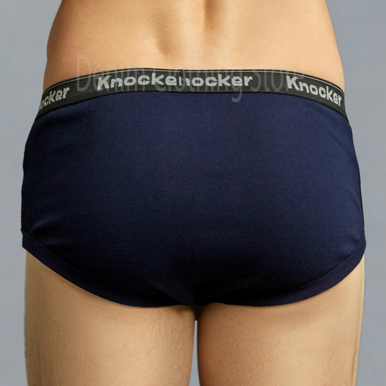 Lot 3 6 12 Pack Knocker Men’s 100% Cotton Jacquard Elastic Band Briefs Underwear