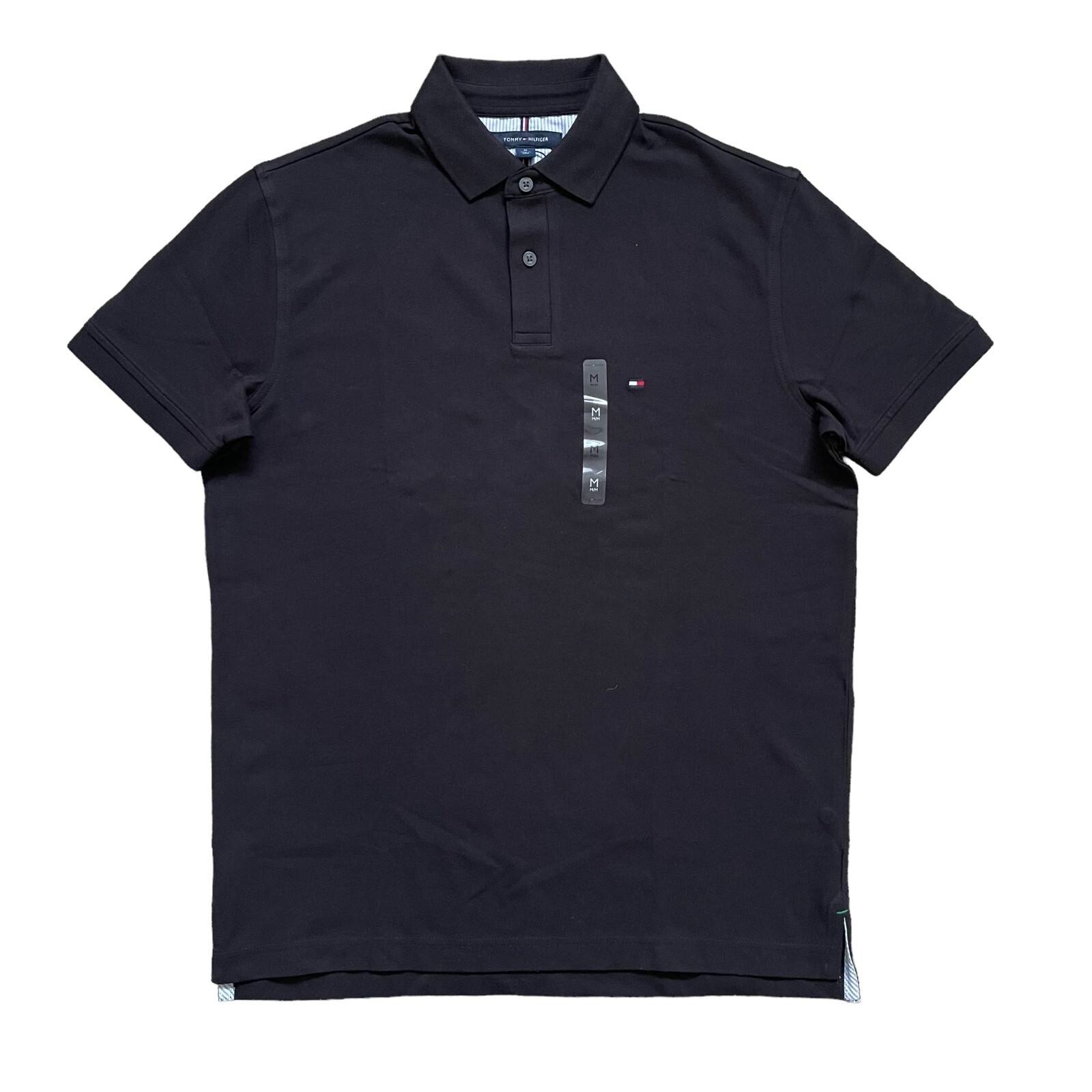 Tommy Hilfiger Men’s Regular Fit THFLEX Solid Mesh Short Sleeve Polo 16 Colors