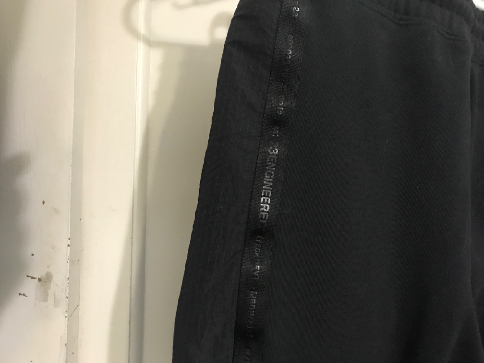 Air Jordan 23 Engineered Sweatpants Black White DJ 0180 010 Men’s Lge( Slim Fit)
