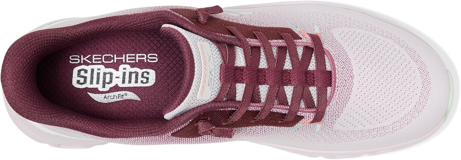 Skechers Women’s Arch Fit Glide-Step Pro Hands Free Slip-ins – Lavender Multi –