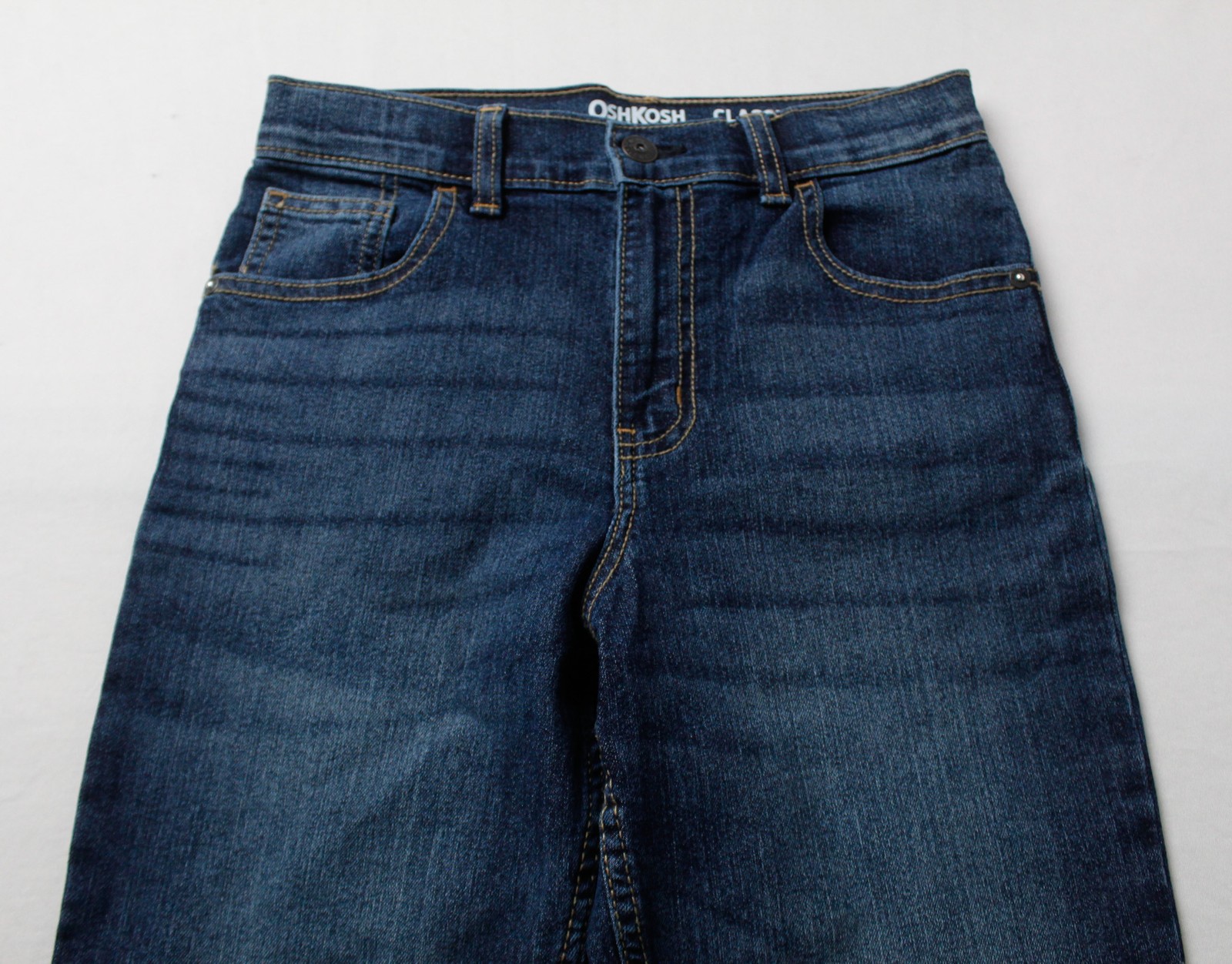 OshKosh B’Gosh Boy’s Relaxed Fit Classic Jeans CN6 Dark Wash Size 10R NWT