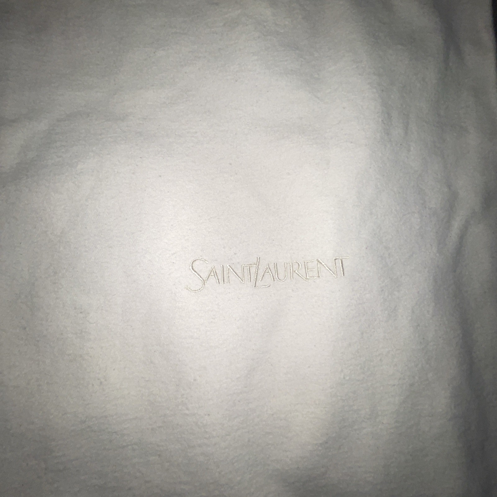 Saint Laurent ToteBag Designer Accessory Collectible 17×13 Inches Cream