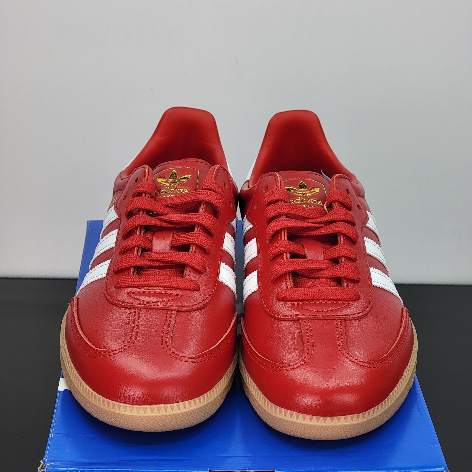 Adidas Samba OG Men’s Size 8 Athletic Shoes Red White Soccer Footwear Sneakers