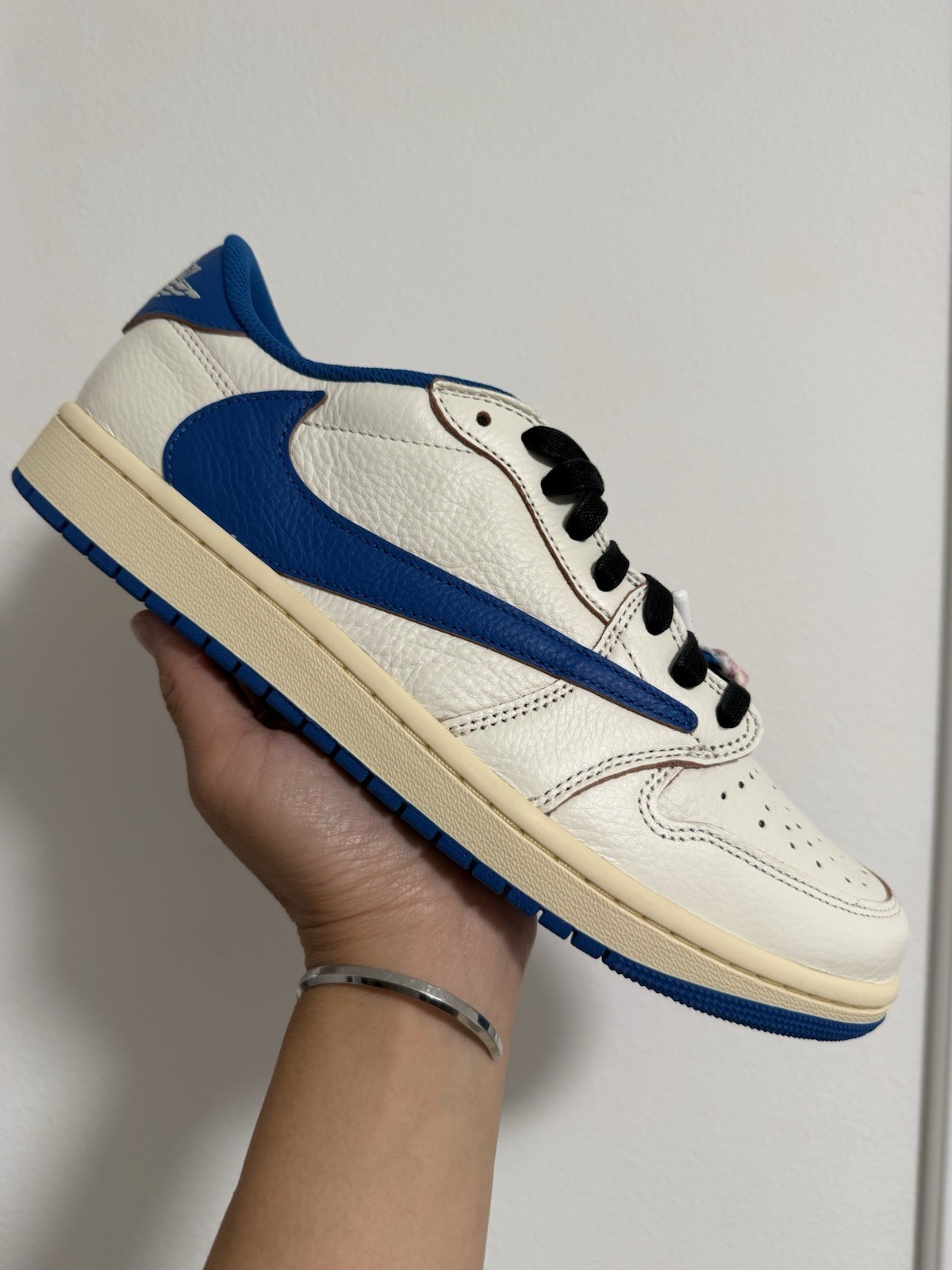 Jordan 1 Low OG SP Fragment x Travis Scott Sail Military Blue – Men’s Size 11 ✅
