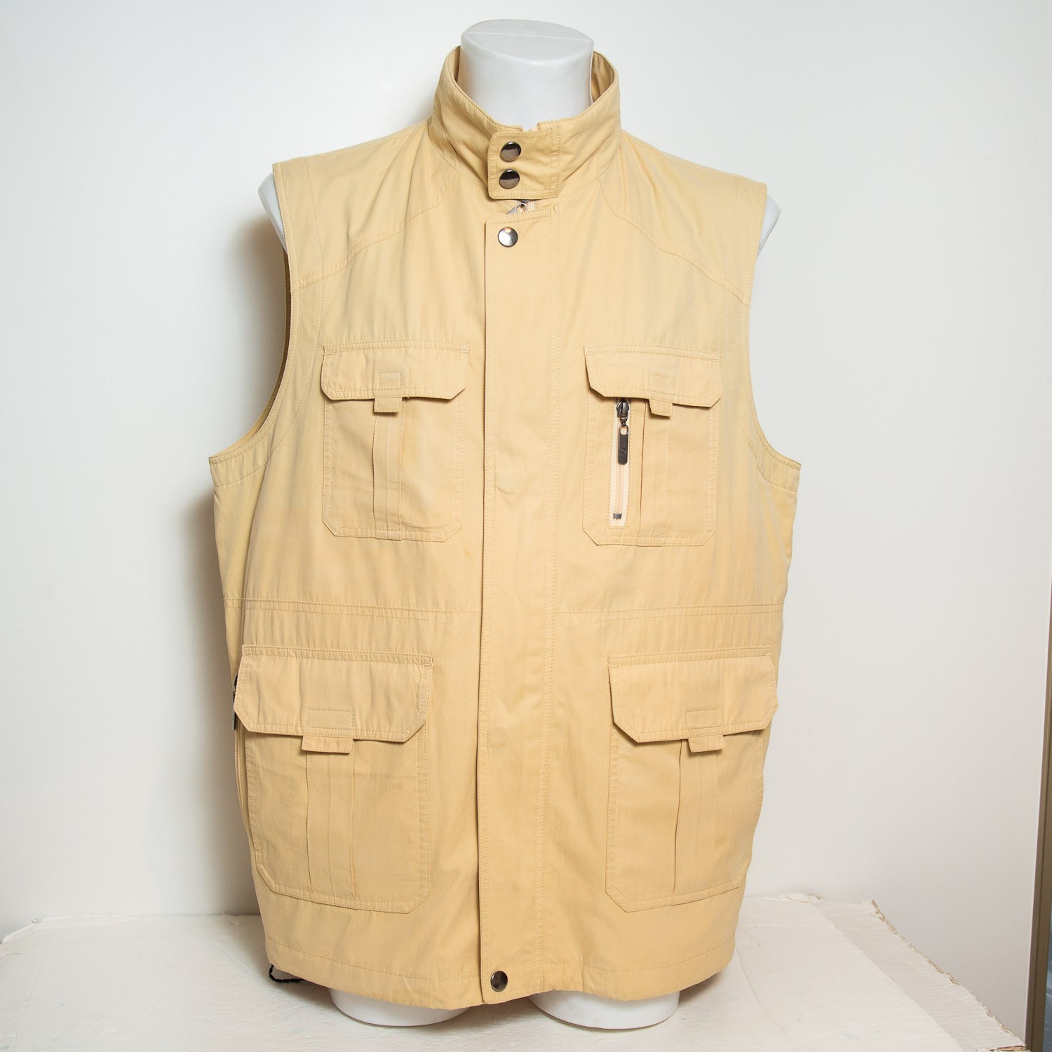 Brook Taverner Utility Gilet Body Warmer Chore Style Fishing Yellow 44 Regular