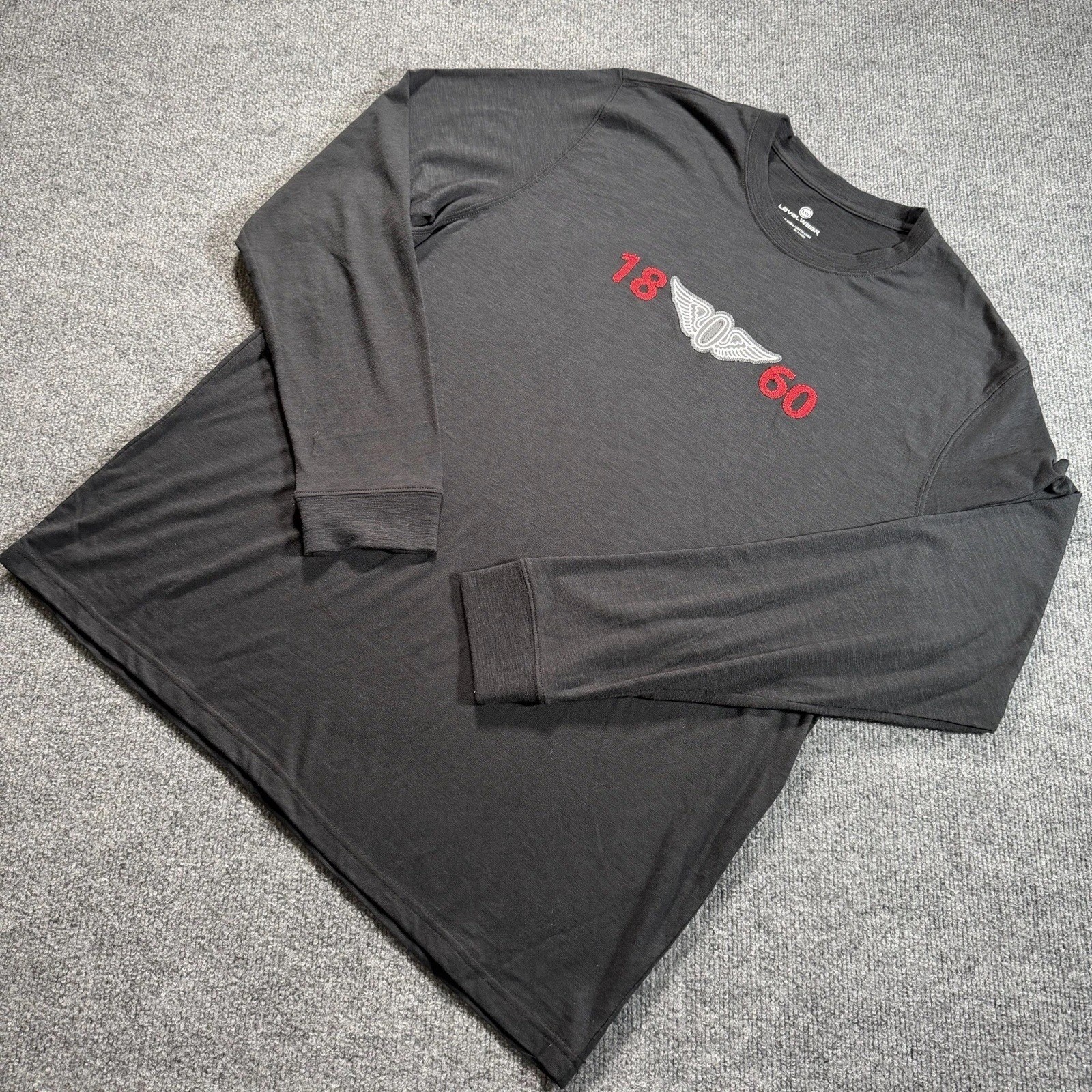 Level Wear 1860 Open Championship Golf Men’s XL Long Sleeve Black