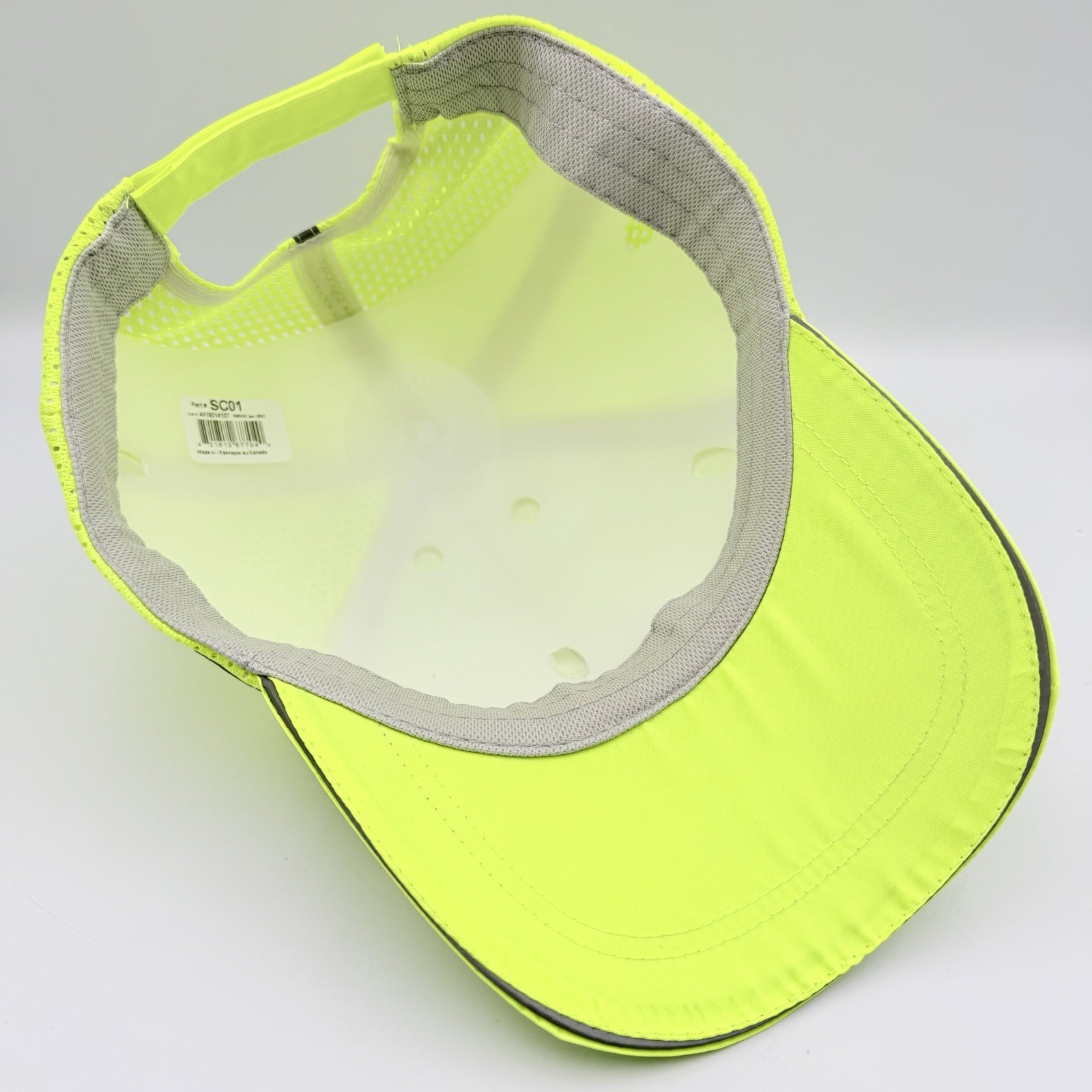 Ergodyne Strapback Baseball Cap High Visibility OS Set of 2 w/ Protective Shell