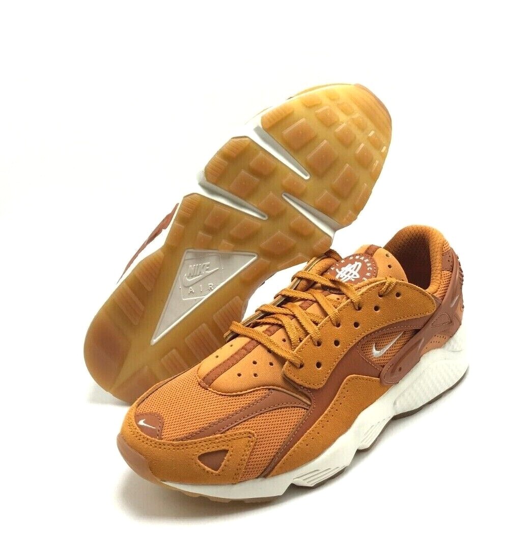 *NEW* MEN Nike AIR HUARACHE RUNNER MONARCH/RUST (DZ3306 800), Sz 8.0 – 12.0
