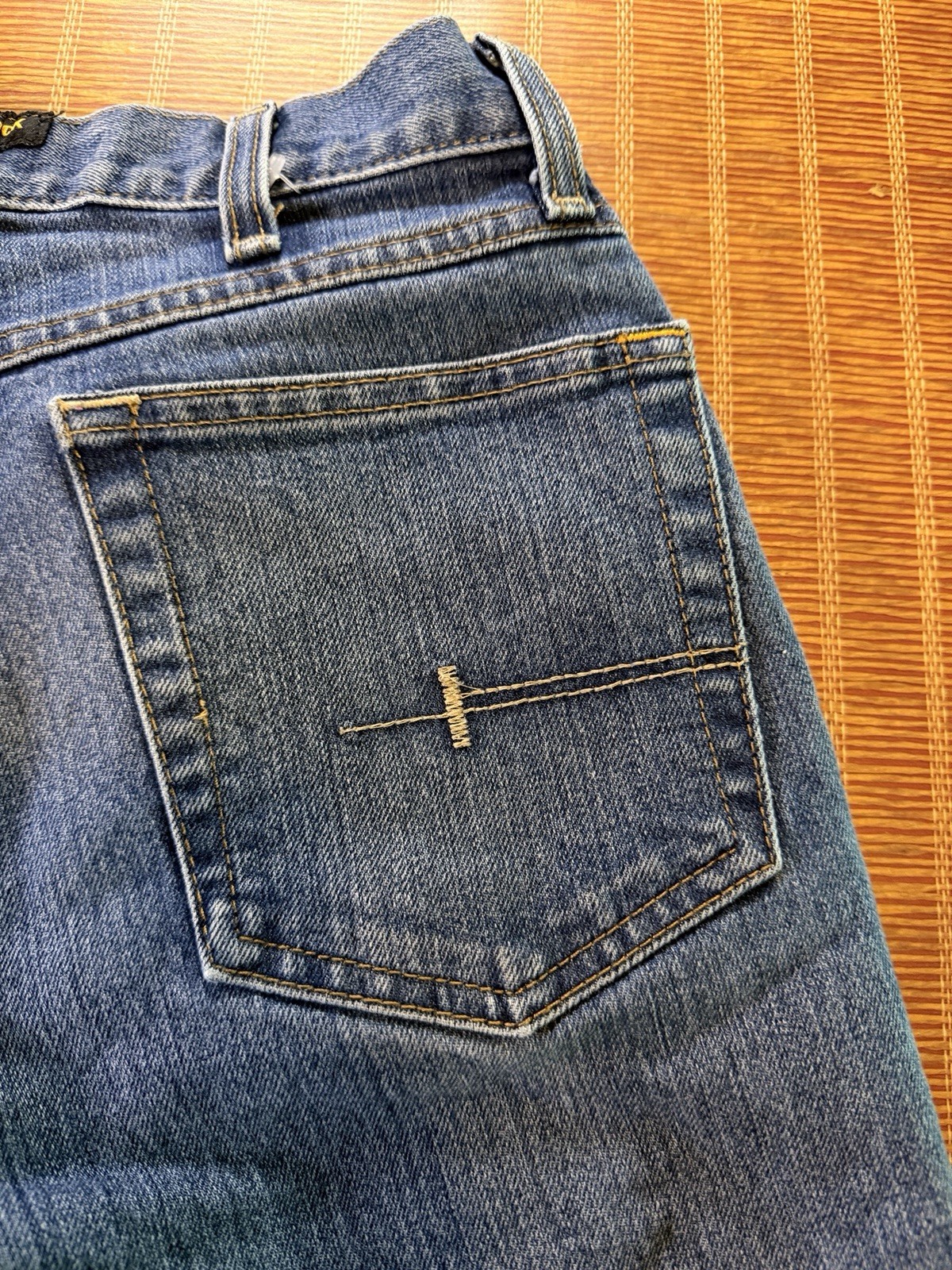 Ariat Rebar M4 Relaxed Boot Cut Jeans Men’s 28/30 Blue Durastretch Edge[H-144]