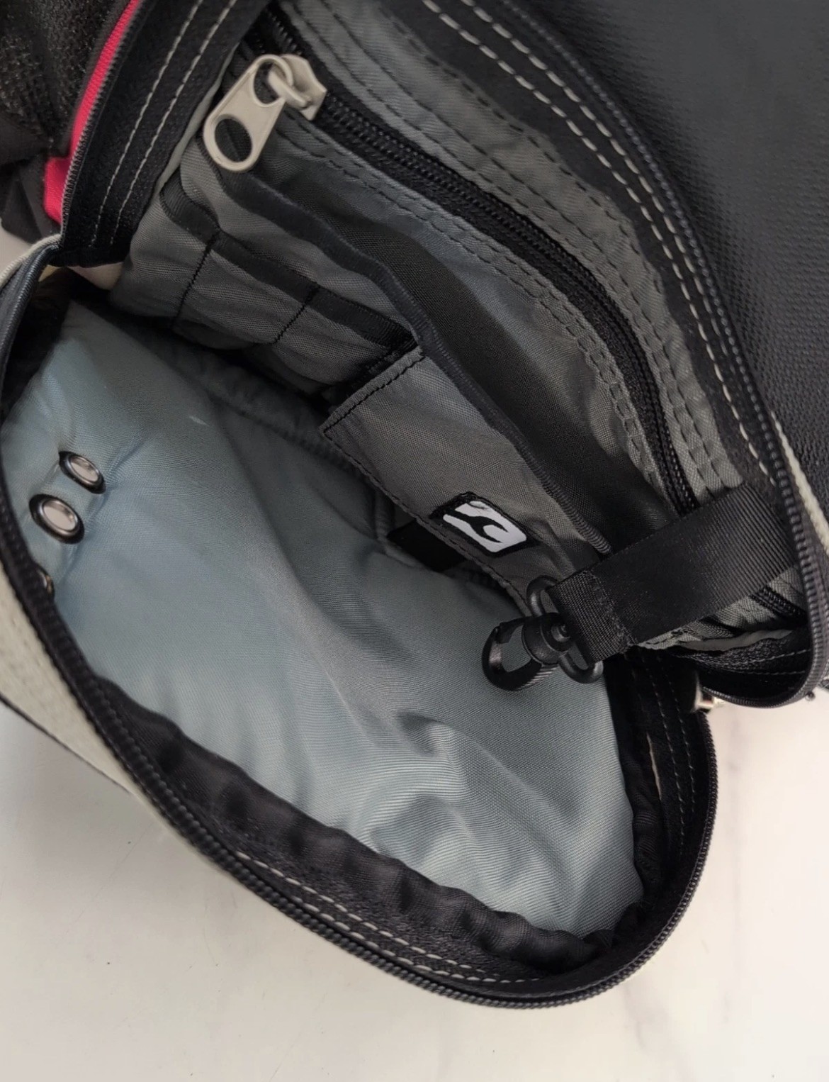 Vintage Ogio Mojo Backpack Gray Red & Black