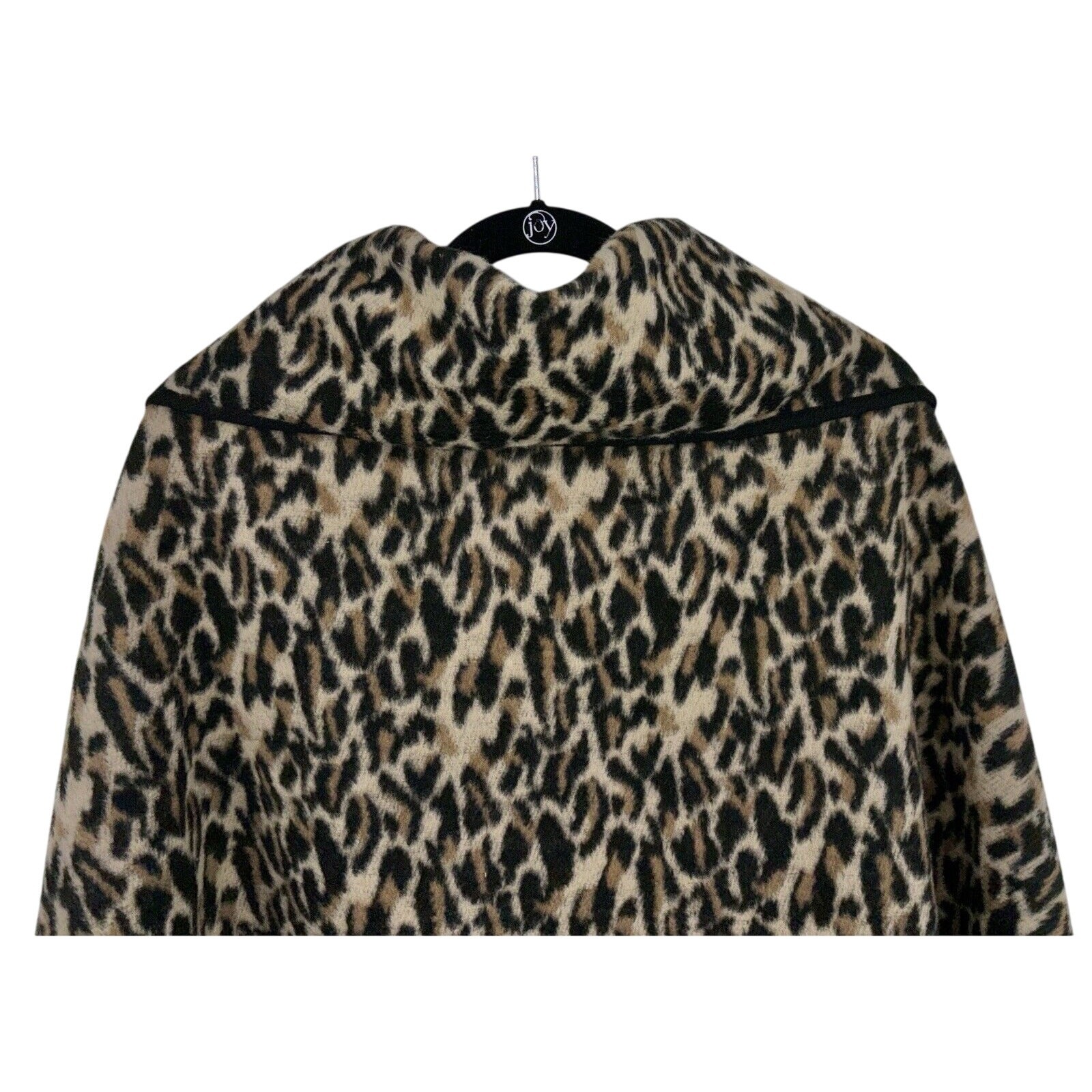 NEW L.I.B. New York Womens Animal Print Poncho Cape Leopard One Size Classic NWT