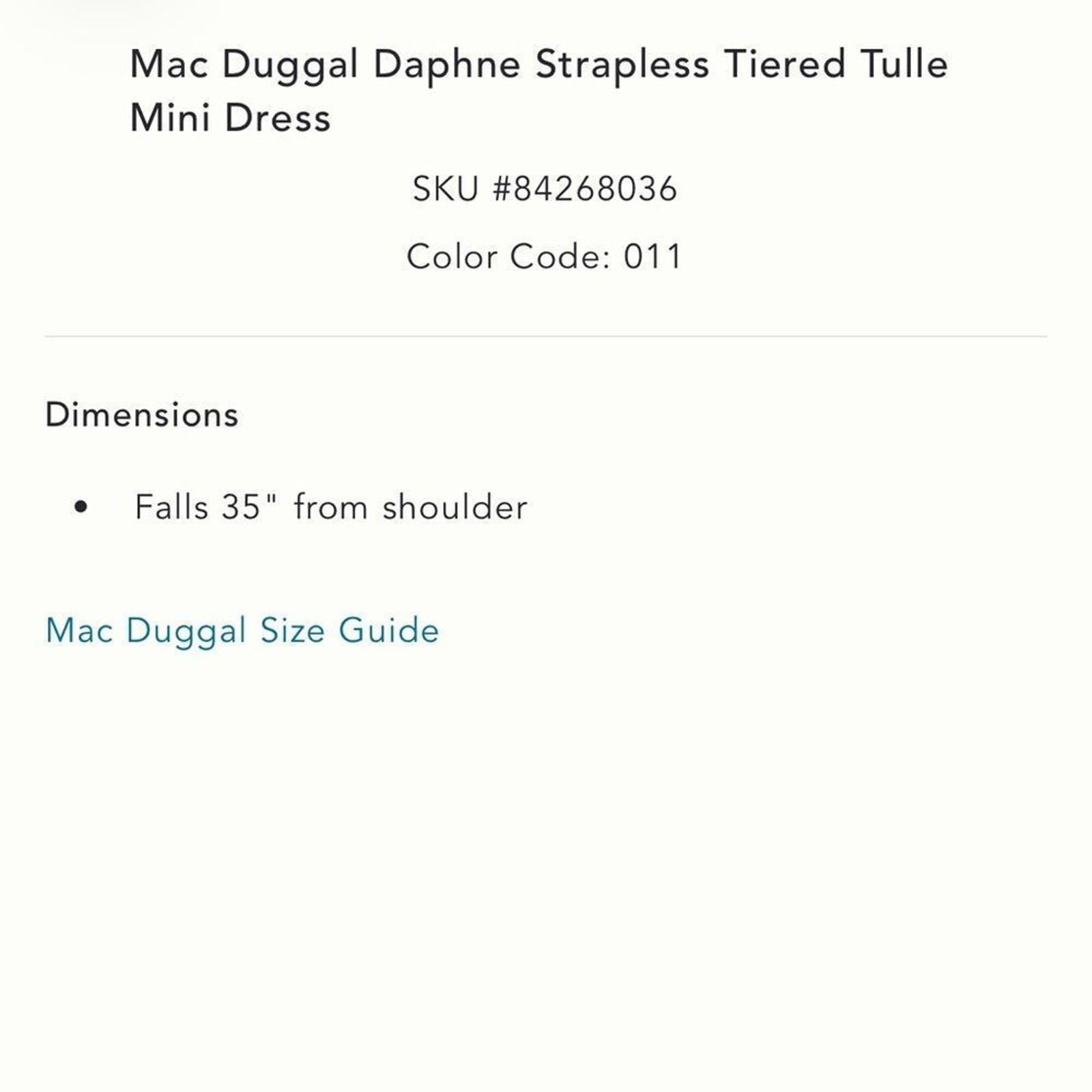 Mac Duggal x BHLDN Daphne Strapless Tiered Tulle Mini Dress in Ivory