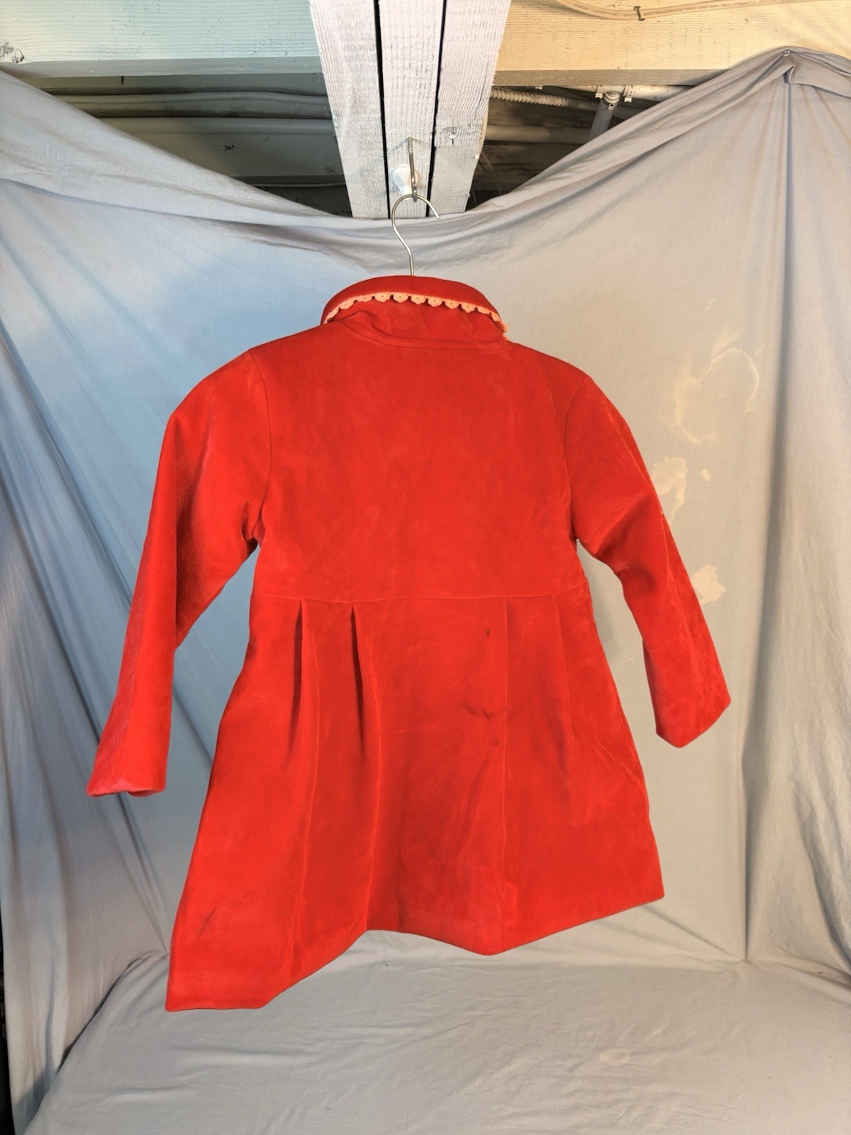 Samgami Baby Red Velvet Coat Size 24 Months