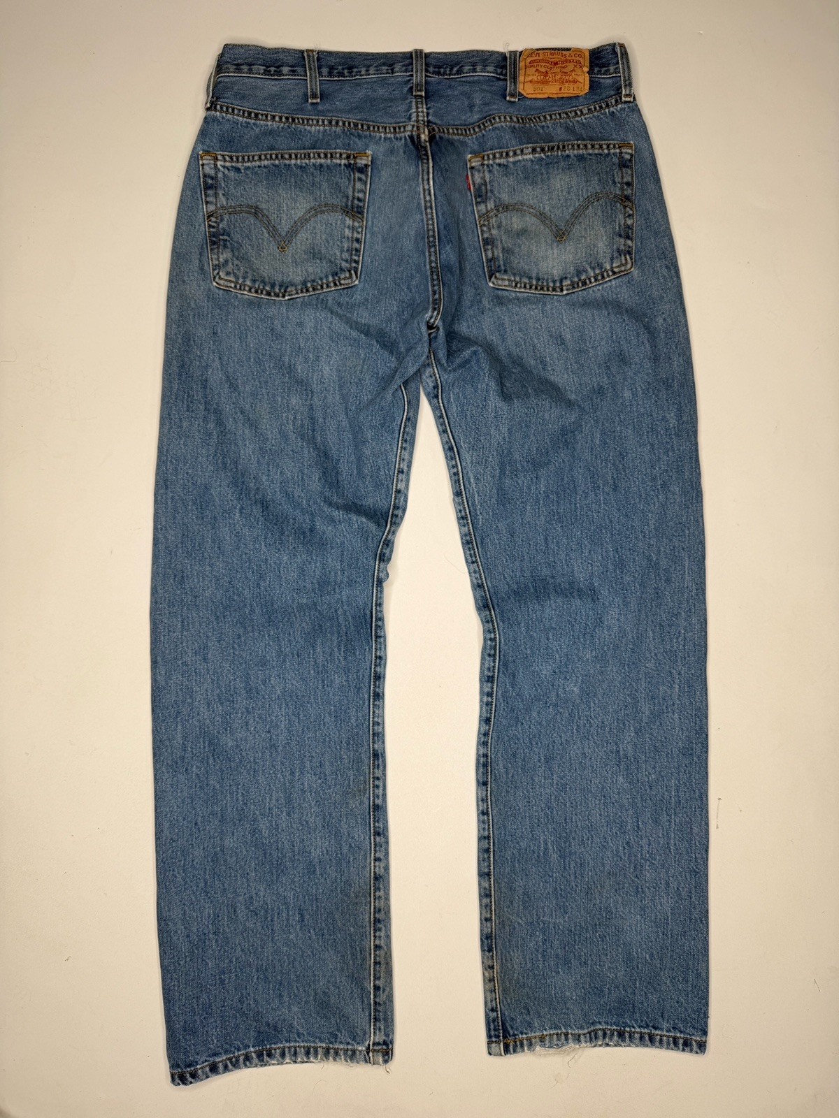 Vintage Levi’s Levis 501 Button Fly Distressed Denim Jeans 36 x 33*