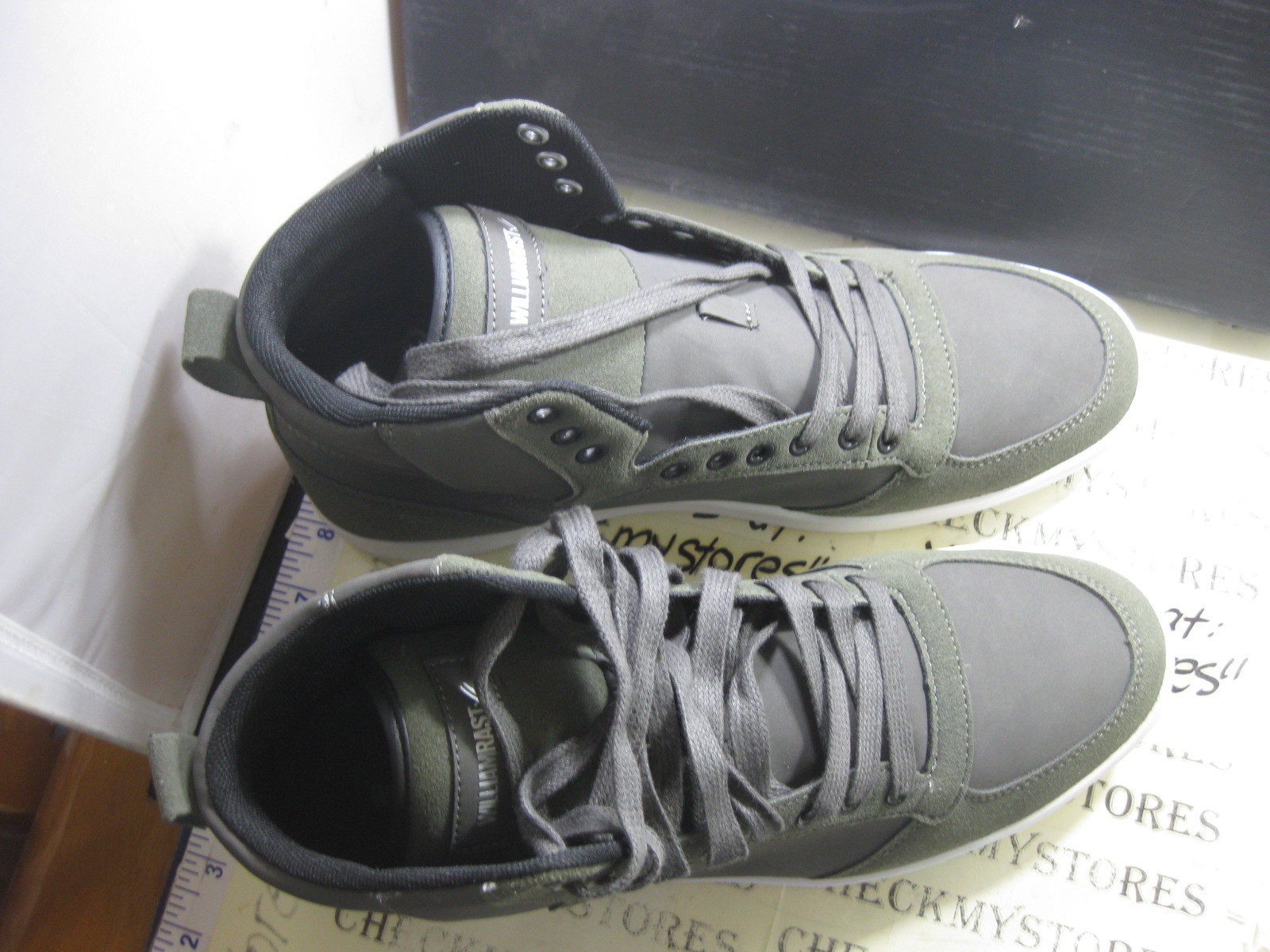 NEW WILLIAM RAST BOMBER PREMIUM DESIGNER HIGH TOP CASUAL ATHLETIC STYLE SHOES