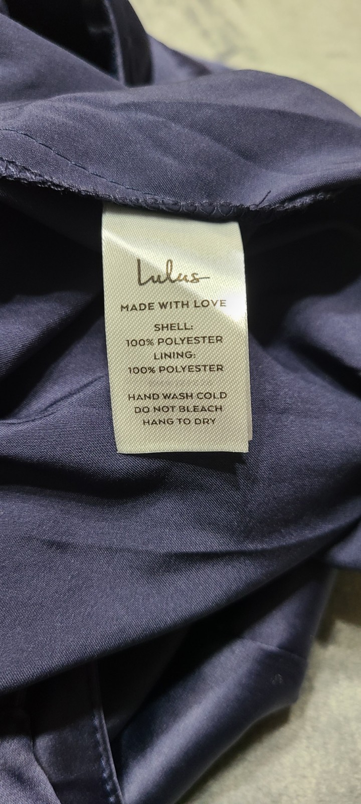 Lulus Women’s Blue Satin one shoulder Wrap Maxi Dress XL Asymmetric Ruffle Zip
