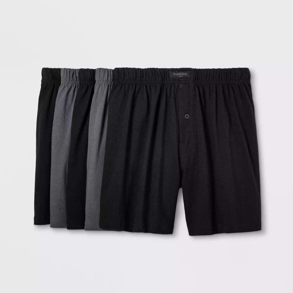 Goodfellow & Co Knit Boxers S M L XL XXL soft stretch fabric comfort fit 2 or 5
