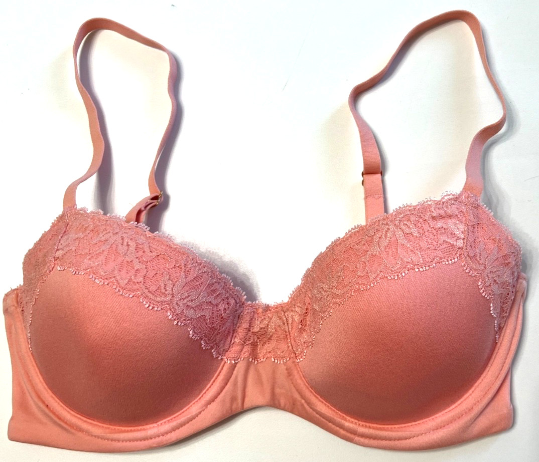 Natori 34DD Discreet Convertible Spacer Underwire Bra NWOT 721298 Peach