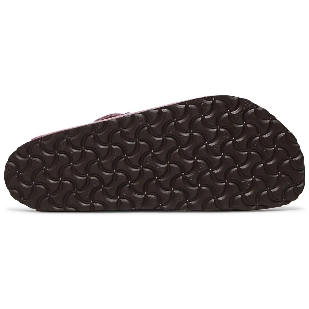 Women’s Birkenstock × Stussy Boston Clog Dusty Pink Suede Leather Wide Shoes