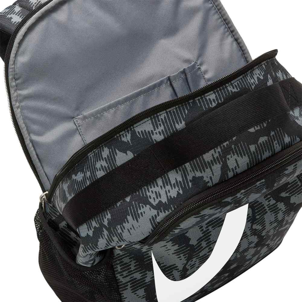 Nike BRASILIA Kids Backpack Bag Travel School NEW Black Gray HF6651 010